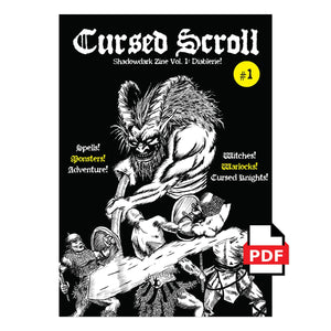 Cursed Scroll Zine, Vol. 1: Diablerie! PDF (Shadowdark RPG)