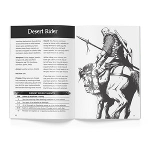 Cursed Scroll Zine, Vol. 2: Red Sands, Print + PDF (Shadowdark RPG)