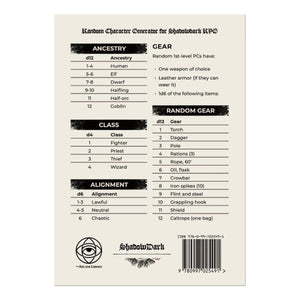 Shadowdark RPG Player Quickstart Zine (4-Pack | Print + PDF)