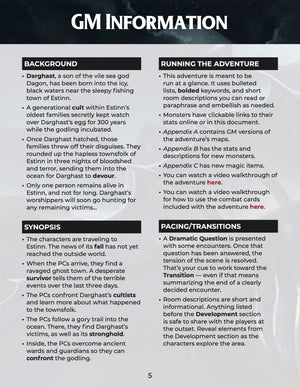 Born in Blood, 9th-Level One Shot (5E - PDF)