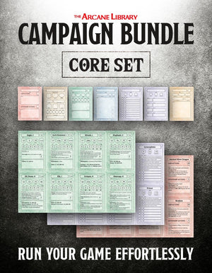 Campaign Bundle: Combat Cards Core Set (5E - PDF)