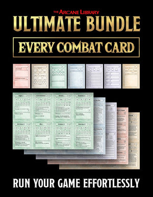 Ultimate Bundle: Combat Cards Full Set (5E - PDF)