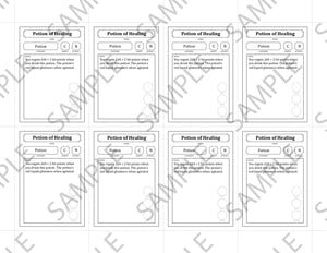 Item Cards Expansion Pack: 495 Pre-Filled Magic Items (5E - PDF)