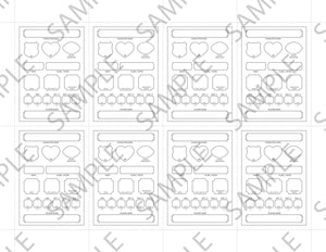 Fillable PC Cards (5E - PDF)