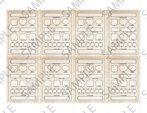 Fillable PC Cards (5E - PDF)