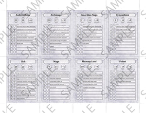 Campaign Bundle: Combat Cards Core Set (5E - PDF)