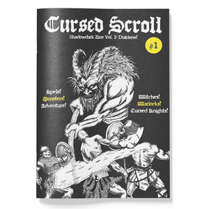 Cursed Scroll Zine, Vol. 1: Diablerie! Print + PDF (Shadowdark RPG)