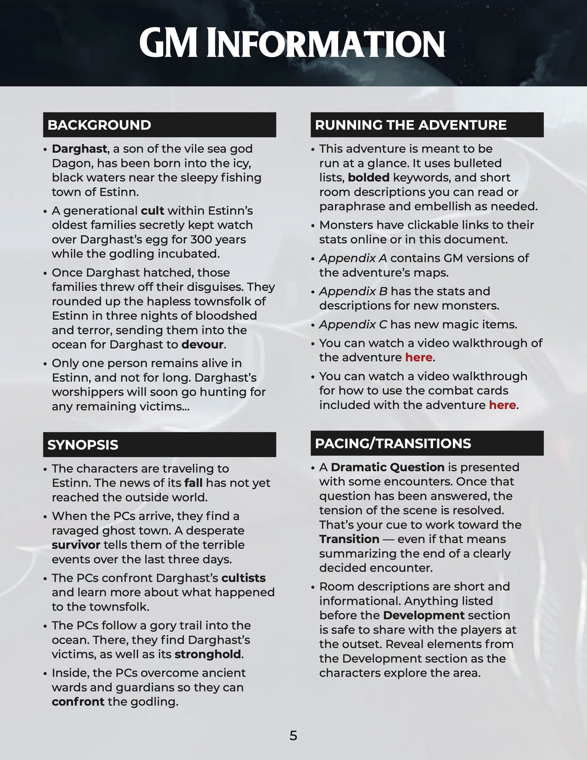 Born in Blood, 9th-Level One Shot (5E - PDF)