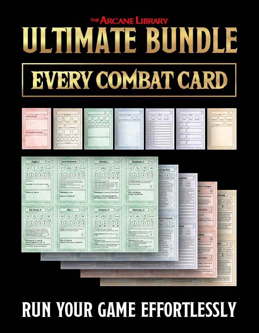 Combat Card Bundles