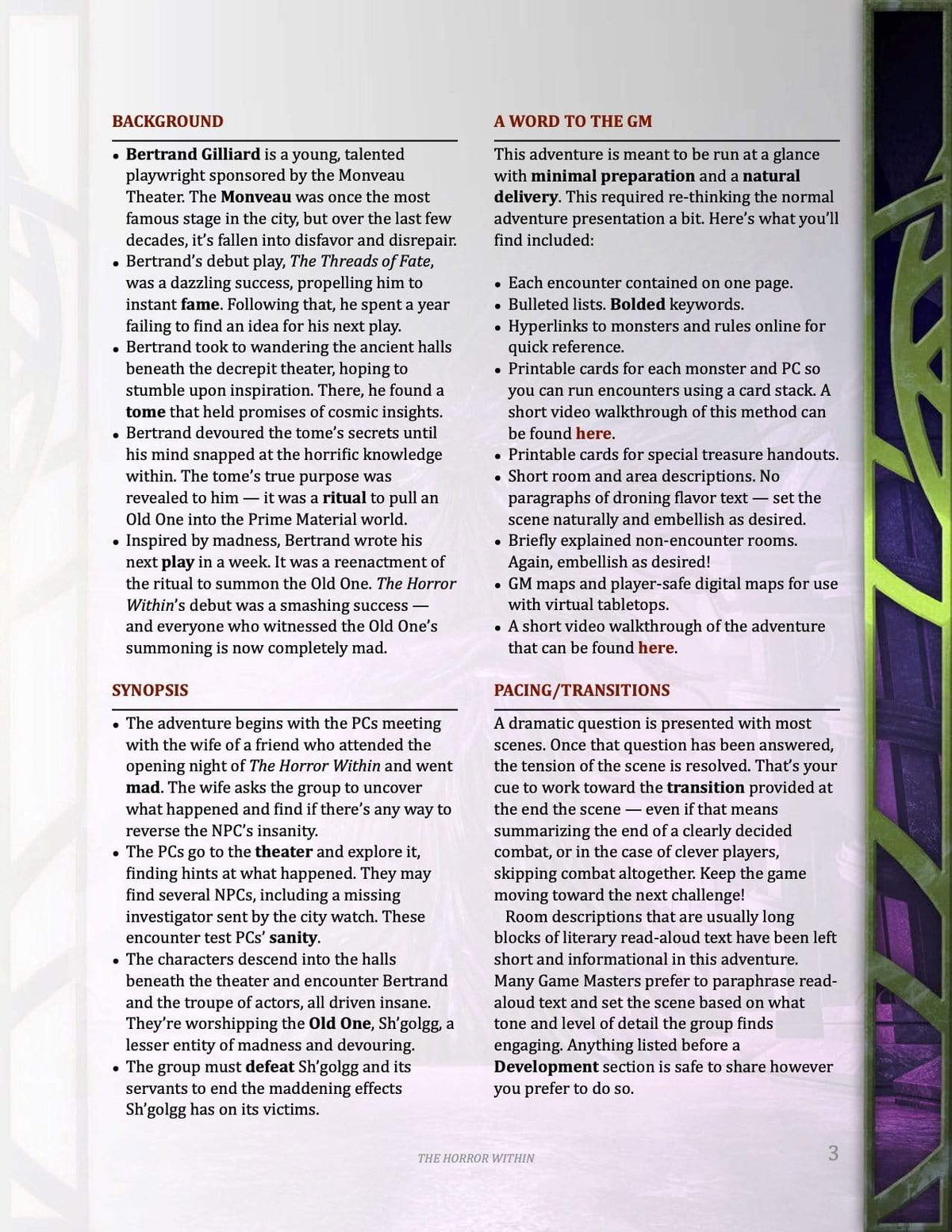 8th level horror one shot, cosmic horror D&amp;D adventure, best 8th level adventure