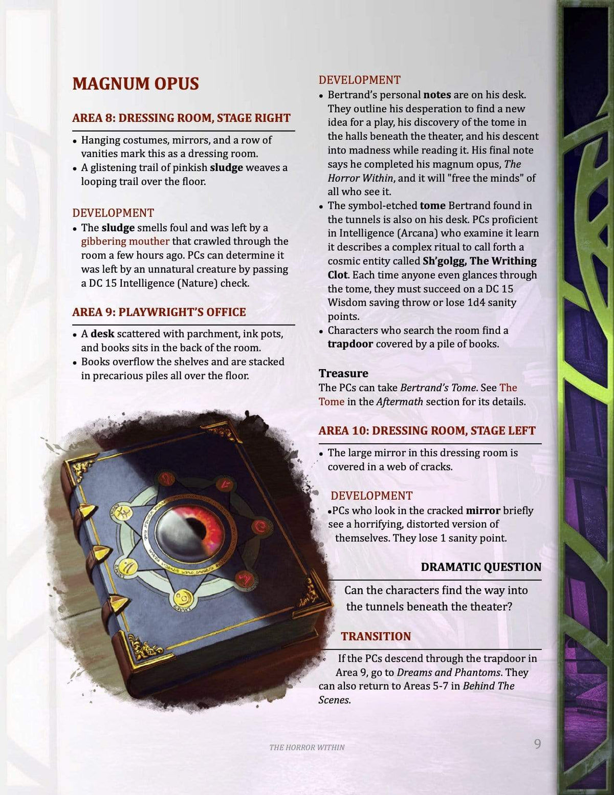 8th level horror one shot, cosmic horror D&amp;D adventure, best 8th level adventure