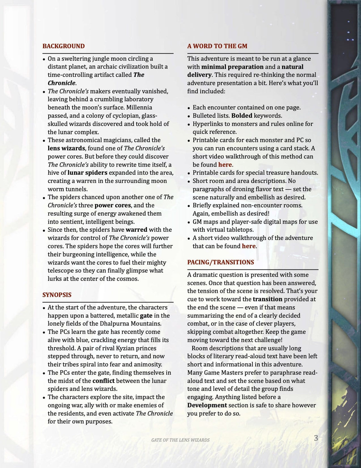 Gate of the Lens Wizards, 15th-Level Adventure (5E - PDF)