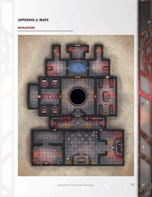 Monastery of the Shadow Sorcerers, 8th-Level Adventure (5E - PDF)