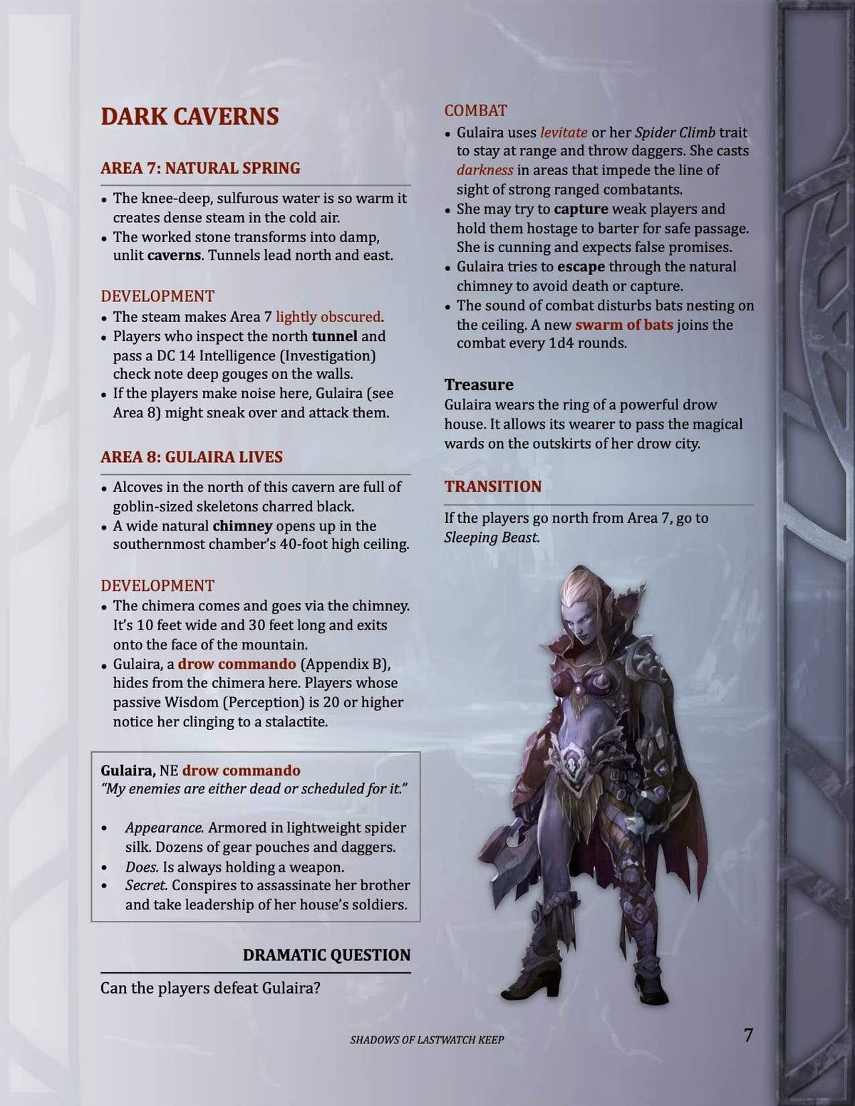 4th level one shot, drow D&amp;D adventure, D&amp;D chimera one shot, best 4th level adventure