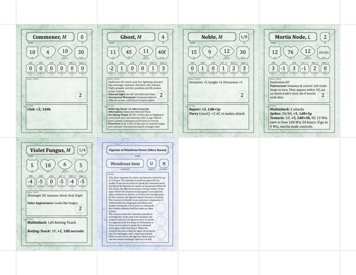 2nd level horror one shot, Poe D&amp;D adventure, best 2nd level adventure