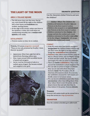 7th level horror one shot, werewolf D&D adventure, best 7th level adventure